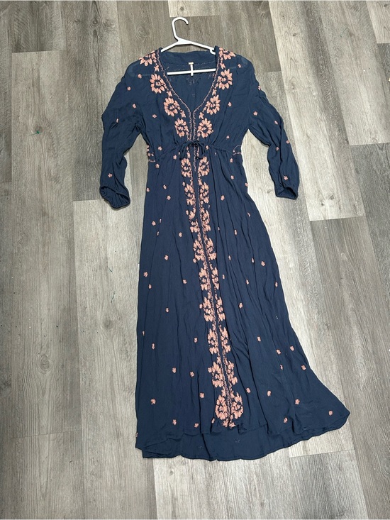 Free People Dresses & Skirts - Free people blue floral dress